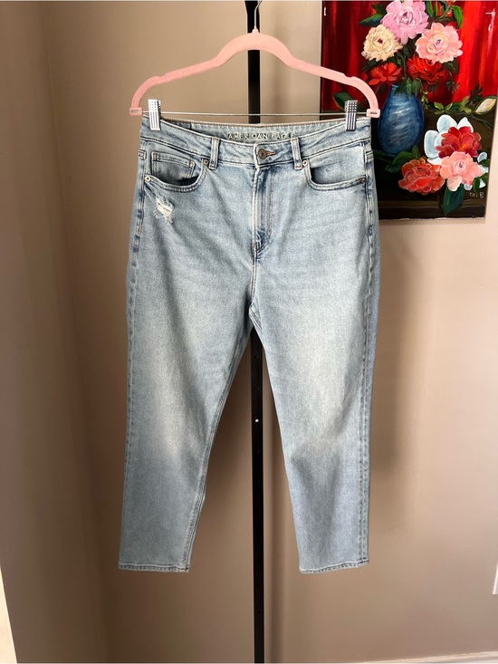 American Eagle Outfitters Denim - American Eagle Outfitters Light Blue Slim Straight Jeans stretch